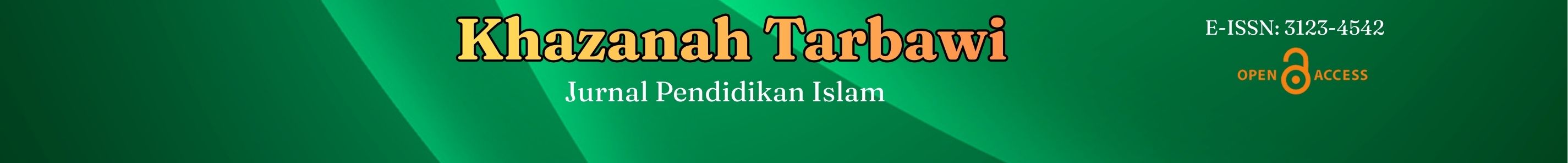 Khazanah Tarbawi: Jurnal Pendidikan Islam 