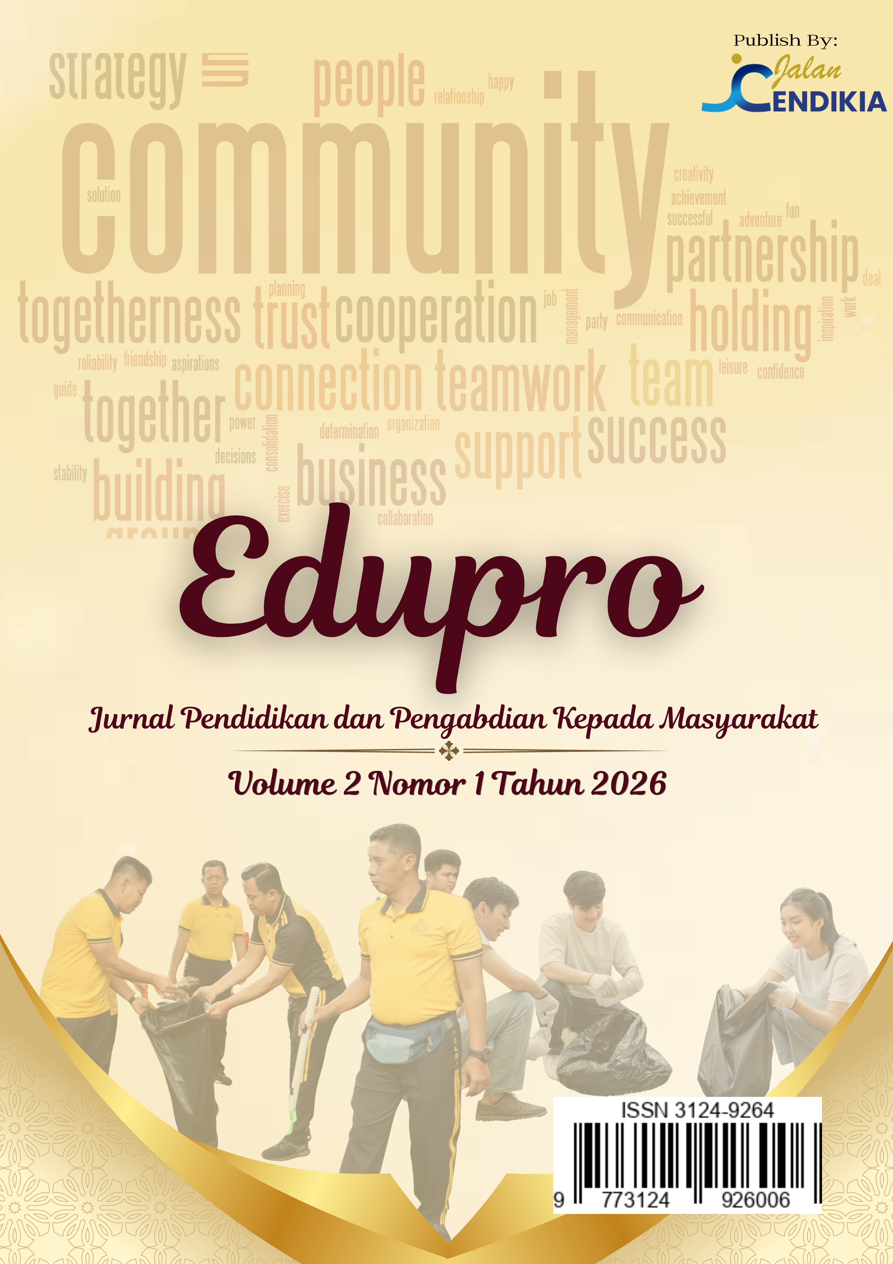 					View Vol. 2 No. 1 (2026): Edupro: Jurnal Pendidikan dan Pengabdian Kepada Masyarakat (April)
				